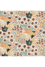 Boccaccini Meadows Autumn Forage, Sunflowers in Gold, Fabric Half-Yards Boccaccini Meadows Autumn Forage, Sunflowers in Gold, Fabric Half-Yards