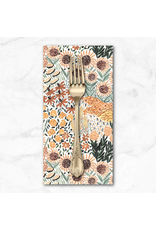PD's Boccaccini Meadows Collection Autumn Forage, Sunflowers in Gold, Dinner Napkin