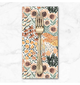 PD's Boccaccini Meadows Collection Autumn Forage, Sunflowers in Gold, Dinner Napkin
