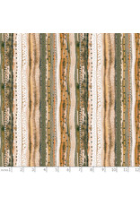 PD's Figo Collection Autumn Forage, Stripes in Gold, Dinner Napkin