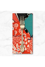 PD's Alexander Henry Collection Indochine, Kimono in Red, Dinner Napkin