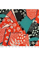 PD's Alexander Henry Collection Indochine, Kimono in Red, Dinner Napkin