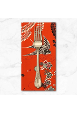 PD's Alexander Henry Collection Indochine, Japanese Sparrow in Red, Dinner Napkin