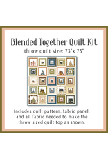 PD ON SALE - Blended Together Quaint Cottage Quilt Kit - Fabric to make a 73” x 73” quilt top