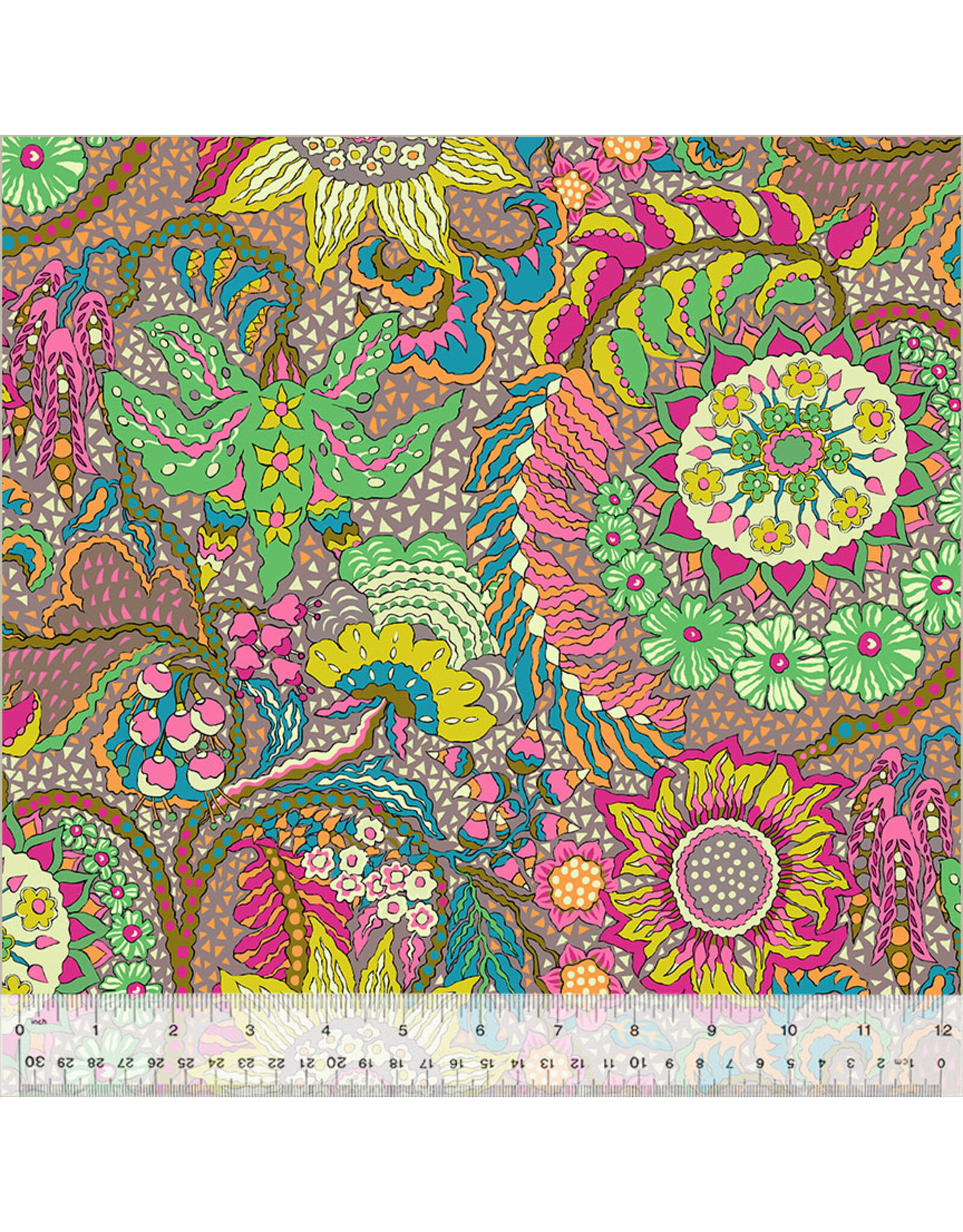 Sally Kelly Botanica, Botanica in Mushroom, Fabric Half-Yards
