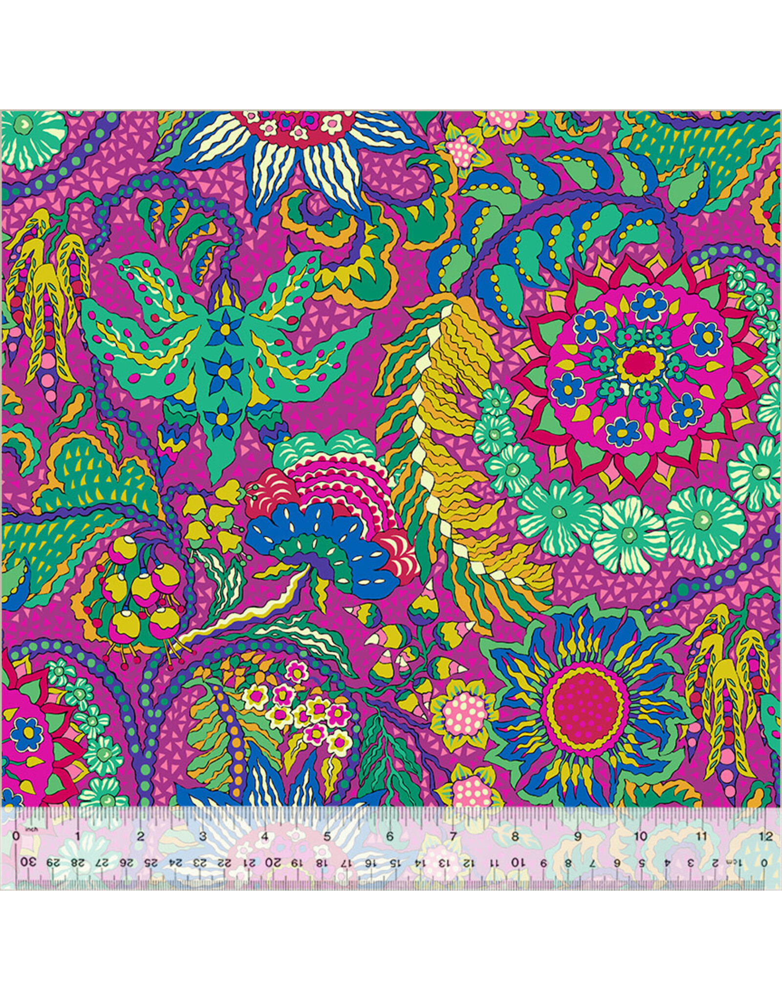 Sally Kelly Botanica, Botanica in Pitaya, Fabric Half-Yards
