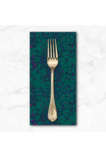 PD's Sally Kelly Collection Botanica, Periwinkle in Teal, Dinner Napkin