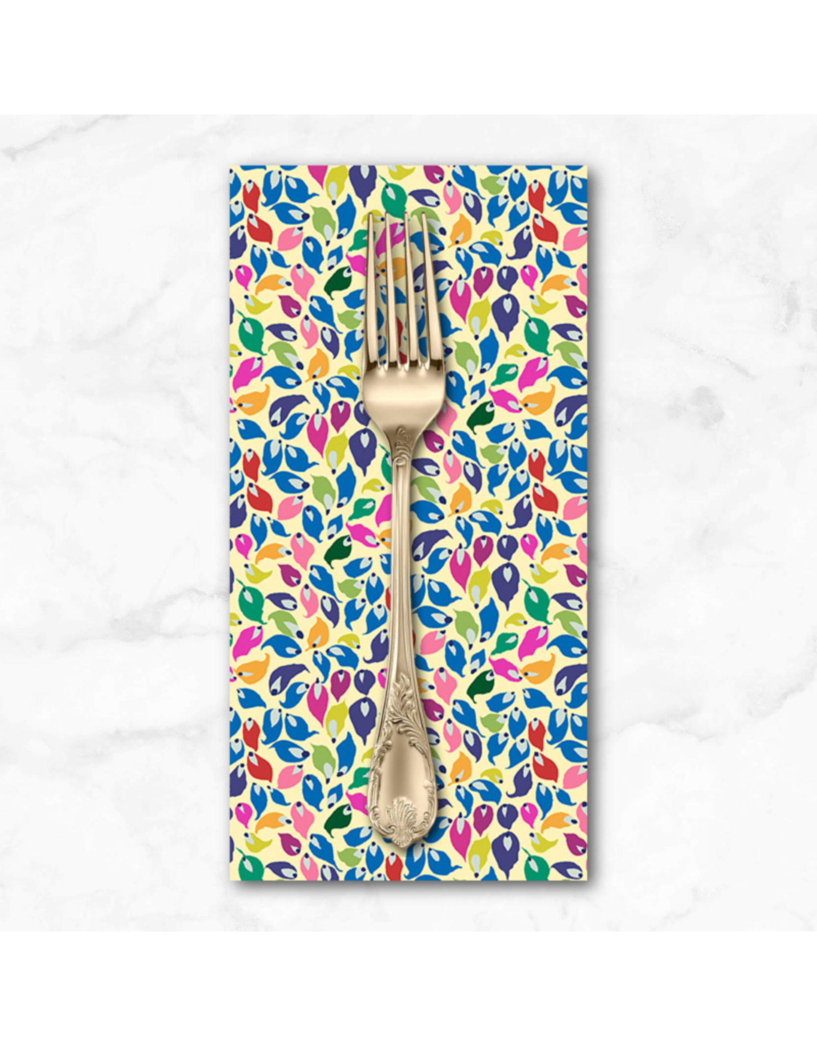 PD's Sally Kelly Collection Botanica, Summer Leaves in Macadamia, Dinner Napkin