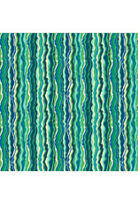 Sally Kelly Botanica, Shimmer in Jade, Fabric Half-Yards