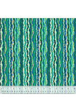 Sally Kelly Botanica, Shimmer in Jade, Fabric Half-Yards