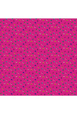 Sally Kelly Botanica, Flutter in Magenta, Fabric Half-Yards