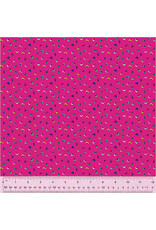 Sally Kelly Botanica, Flutter in Magenta, Fabric Half-Yards