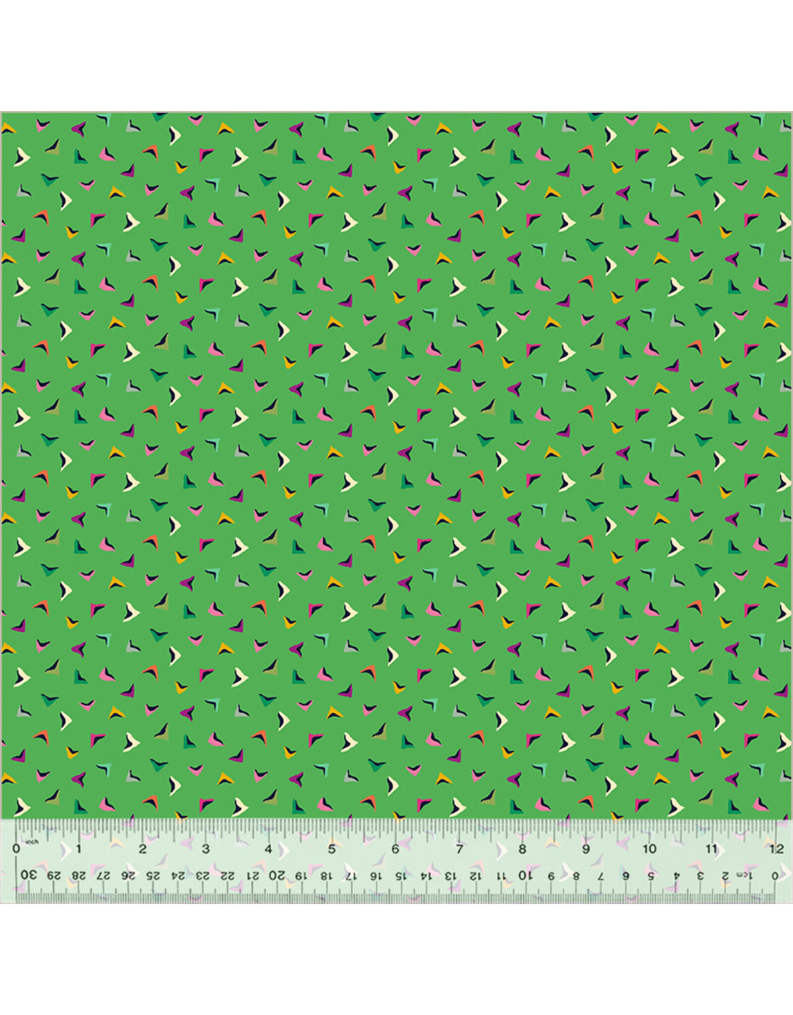 Sally Kelly Botanica, Flutter in Grass, Fabric Half-Yards