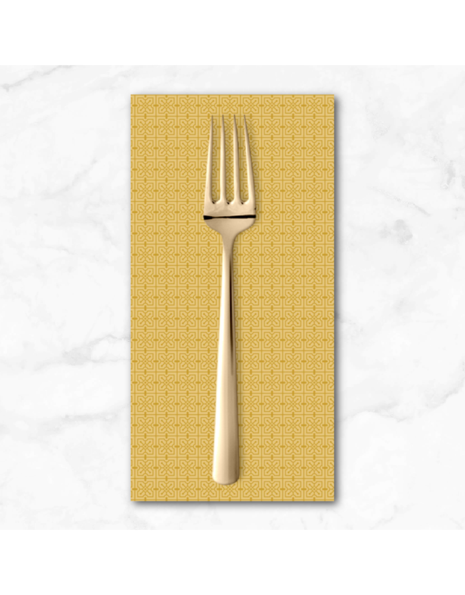 PD's Frank Lloyd Wright Collection March Balloons, The House Beautiful Design C in Mustard, Dinner Napkin