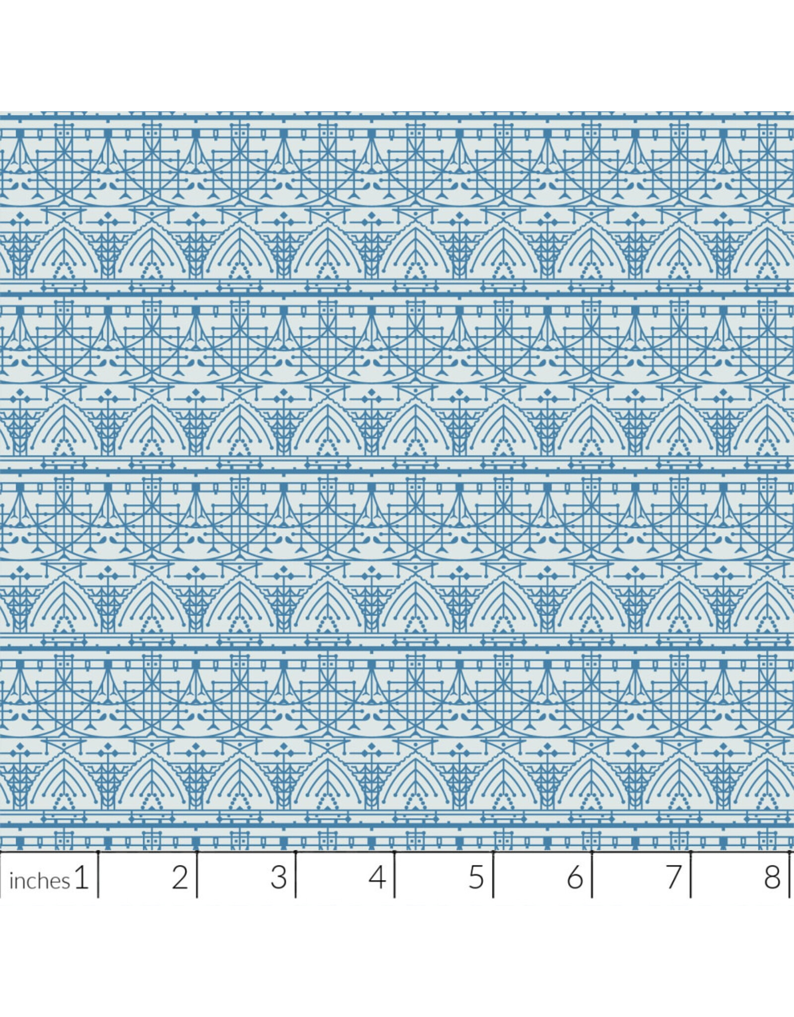 PD's Frank Lloyd Wright Collection March Balloons, The House Beautiful Design B in Blue Bird, Dinner Napkin
