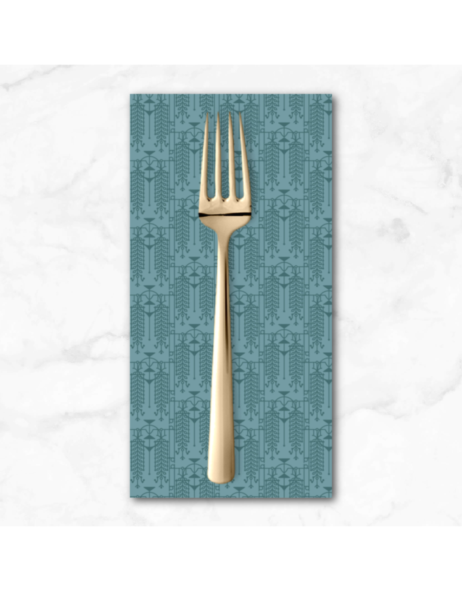 PD's Frank Lloyd Wright Collection March Balloons, The House Beautiful Design A in Echo Blue, Dinner Napkin