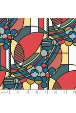 PD's Frank Lloyd Wright Collection March Balloons in Bright, Dinner Napkin