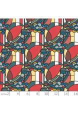 PD's Frank Lloyd Wright Collection March Balloons in Bright, Dinner Napkin