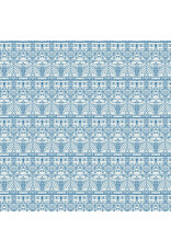 Frank Lloyd Wright March Balloons, The House Beautiful Design B in Blue Bird, Fabric Half-Yards Frank Lloyd Wright March Balloons, The House Beautiful Design B in Blue Bird, Fabric Half-Yards