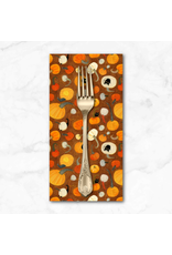 PD's LEEZAWORKS Collection Meowloween, Pumpkin Cats in Umber, Dinner Napkin