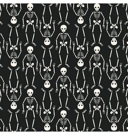 Faye Guanipa Harvest Moon, Skeletons in Tar, Fabric Half-Yards