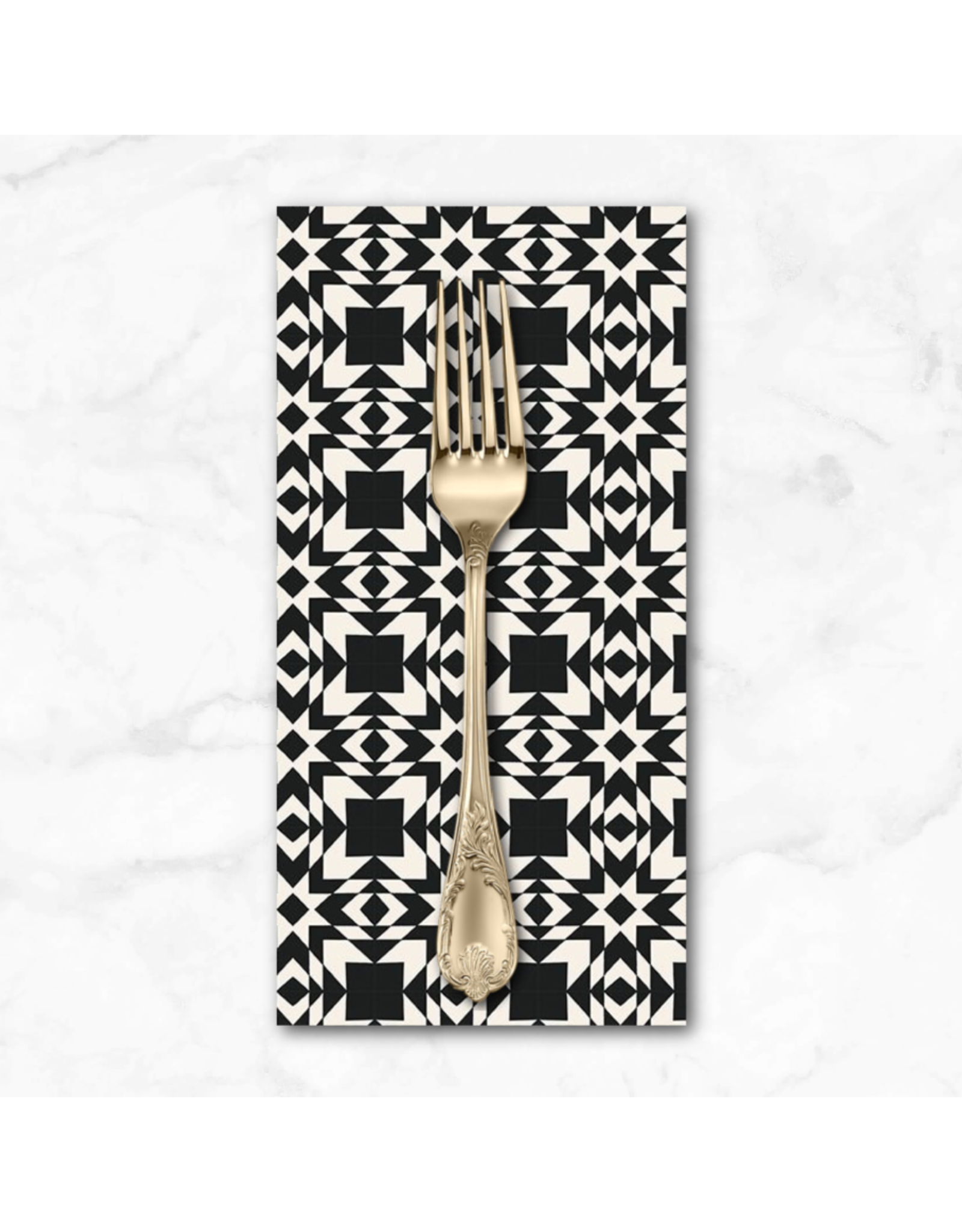 PD's Faye Guanipa Collection Harvest Moon, Harvest Quilt in Tar, Dinner Napkin