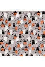 Paintbrush Studio Starlight Spooks, Pumpkin Patch, Fabric Half-Yards