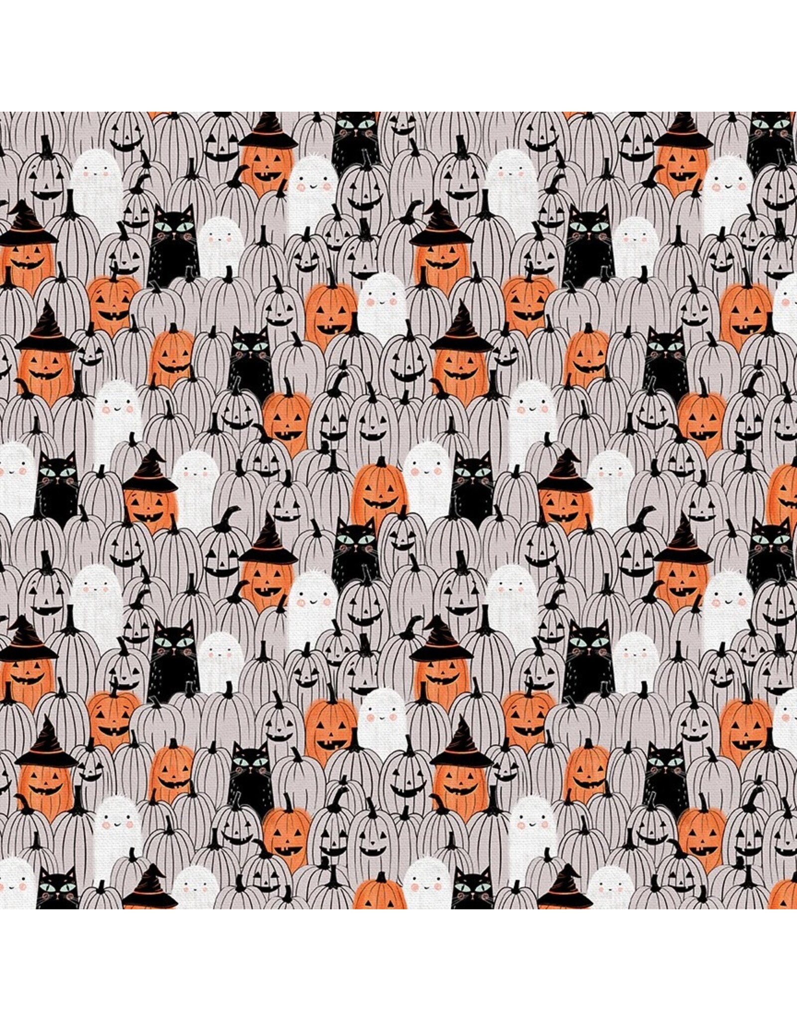 Paintbrush Studio Starlight Spooks, Pumpkin Patch, Fabric Half-Yards