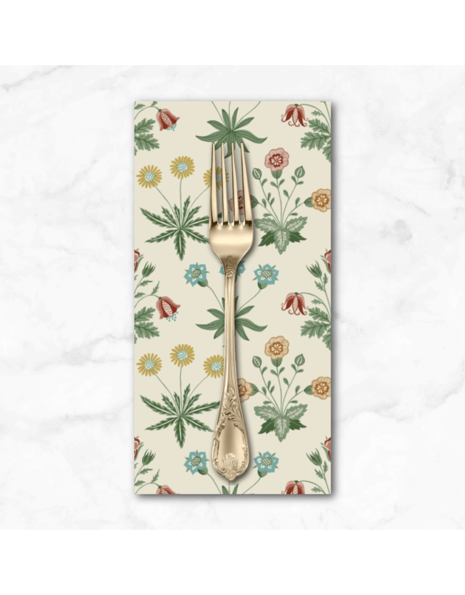 PD's William Morris Collection Morris & Co.'s Walker House, Daisy in Multi, Dinner Napkin
