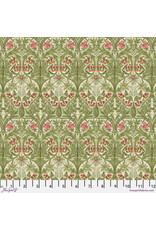 PD's William Morris Collection Morris & Co.'s Walker House, Bluebell in Leaf Green, Dinner Napkin