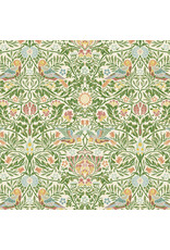 William Morris & Co. Morris & Co.'s Walker House, Bird in Boughs Green, Fabric Half-Yards