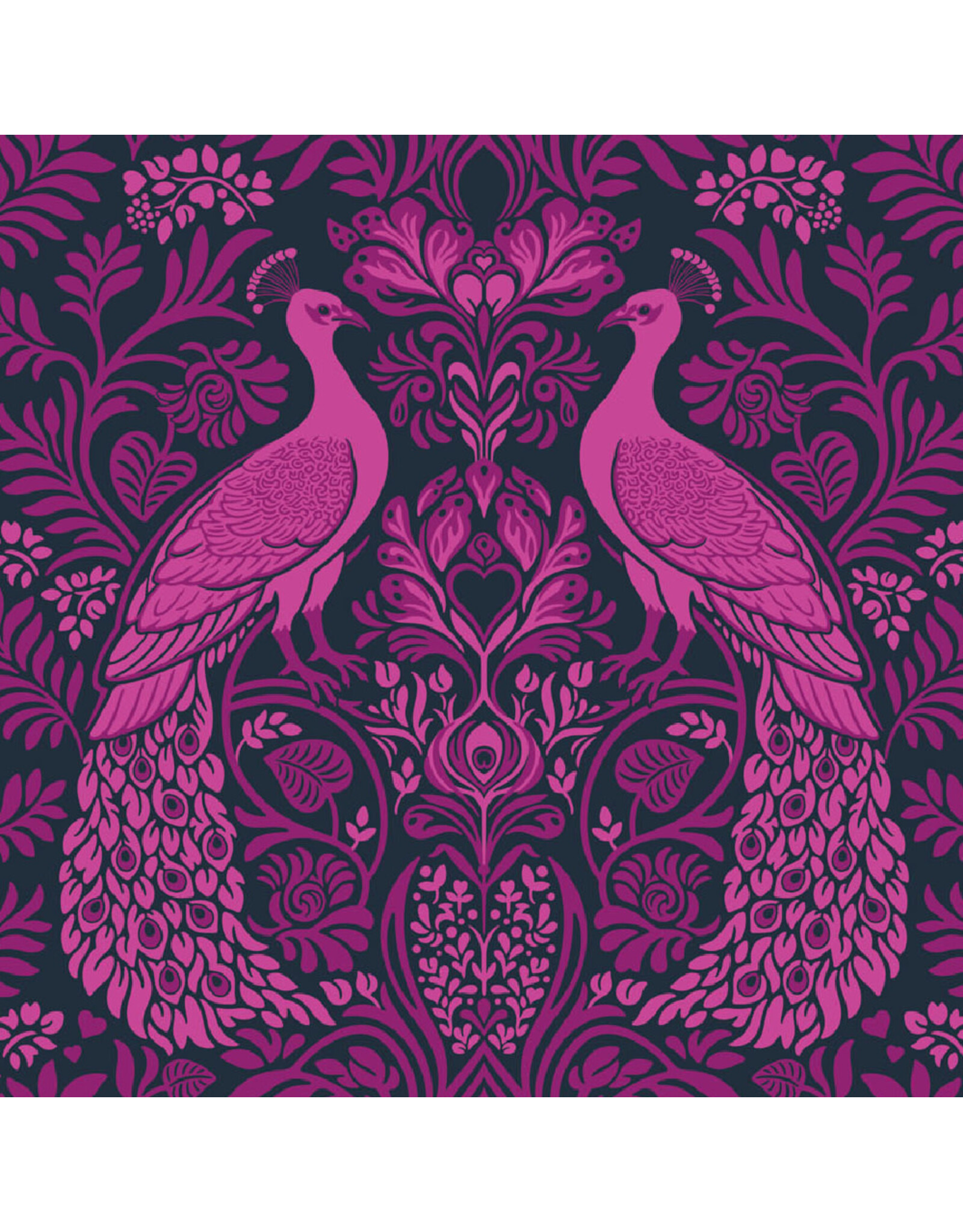 Figo Wild Abandon, Rogues and Scoundrels in Midnight, Fabric Half-Yards