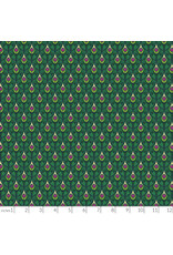 Figo ON SALE-5 YARD CUT - Wild Abandon, Swagger in Teal