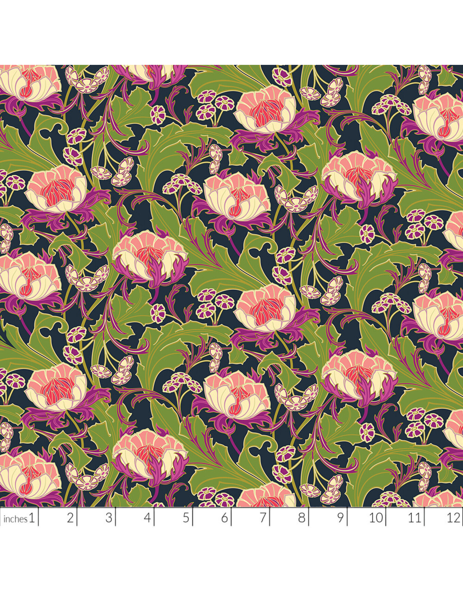 PD's Figo Collection Wild Abandon, Wanderlust in Midnight, Dinner Napkin