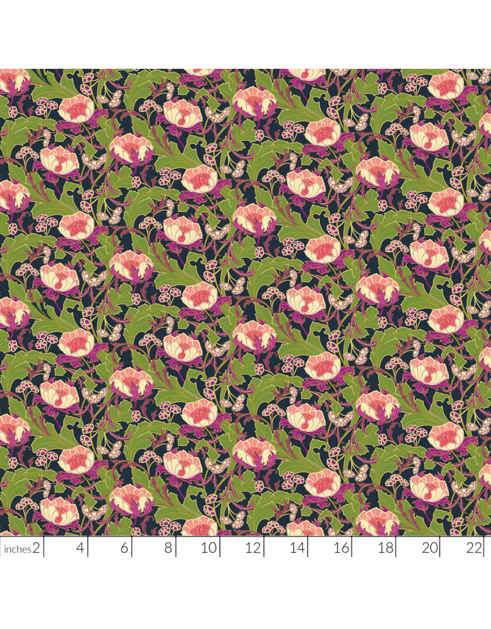 PD's Figo Collection Wild Abandon, Wanderlust in Midnight, Dinner Napkin