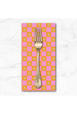 PD's Paintbrush Studio Collection Goin Surfin, Beach Blanket in Pink and Orange, Dinner Napkin