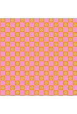 Paintbrush Studio Goin Surfin, Beach Blanket in Pink and Orange, Fabric Half-Yards Paintbrush Studio Goin Surfin, Beach Blanket in Pink and Orange, Fabric Half-Yards