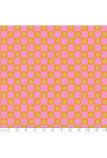 Paintbrush Studio ON SALE-5 YARD CUT - Goin Surfin, Beach Blanket in Pink and Orange