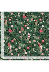 Dear Stella Sweater Weather, Tree Kittens in Multi, Fabric Half-Yards Dear Stella Sweater Weather, Tree Kittens in Multi, Fabric Half-Yards