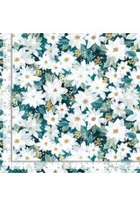 Dear Stella Sweater Weather, Star Poinsettias in Multi, Fabric Half-Yards
