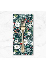 Christmas Collection Sweater Weather, Holiday Poinsettias in Multi Dinner Napkin