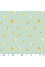 Rifle Paper Co. Orchard, Bananas in Mint with Metallic, Fabric Half-Yards