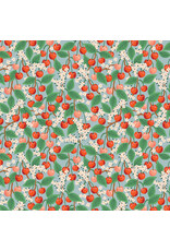 Rifle Paper Co. Orchard, Cherry Blossoms in Light Blue, Fabric Half-Yards