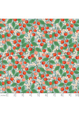 Rifle Paper Co. Orchard, Cherry Blossoms in Light Blue, Fabric Half-Yards