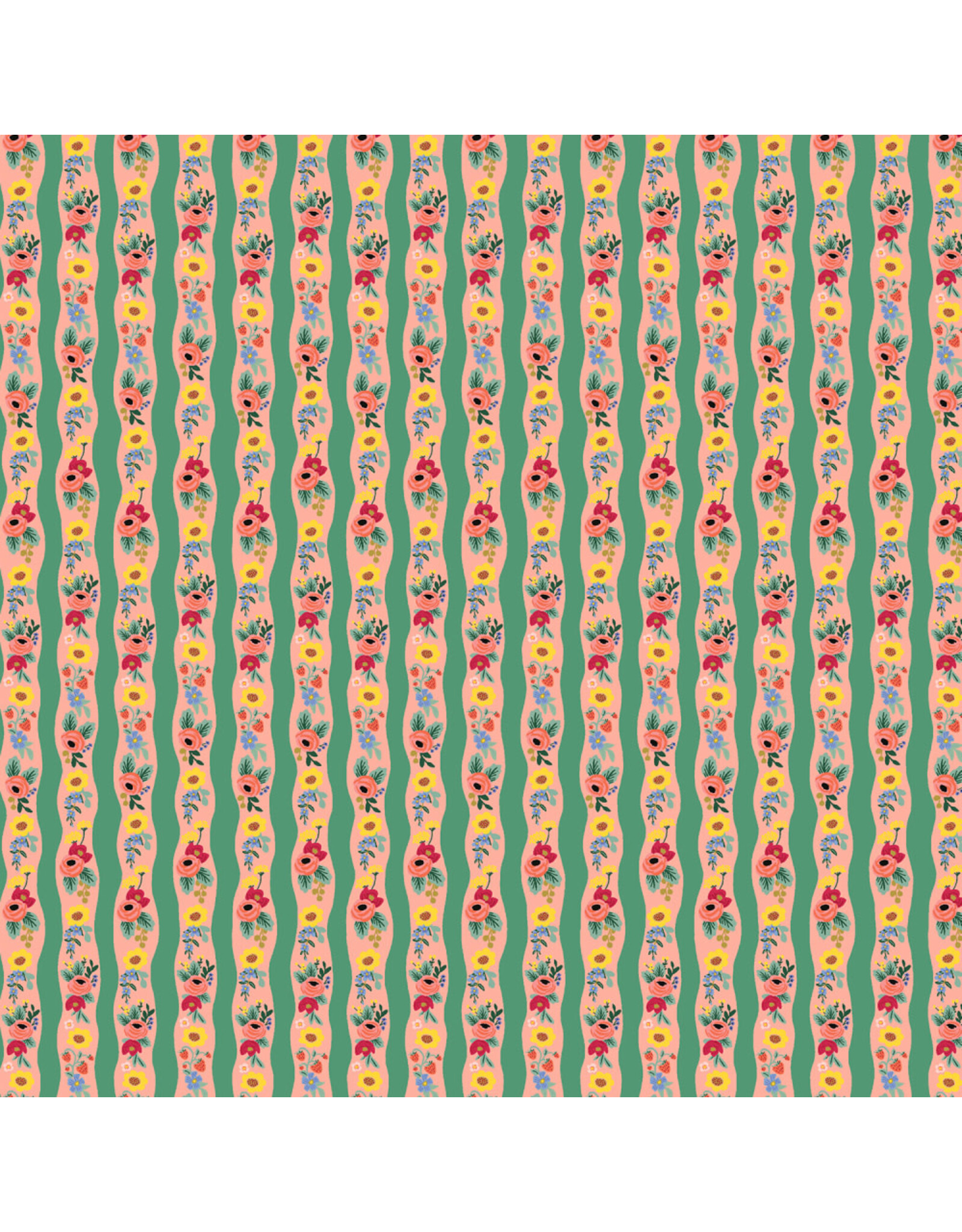Rifle Paper Co. ON SALE-5 YARD CUT - Orchard, Climbing Roses in Blush