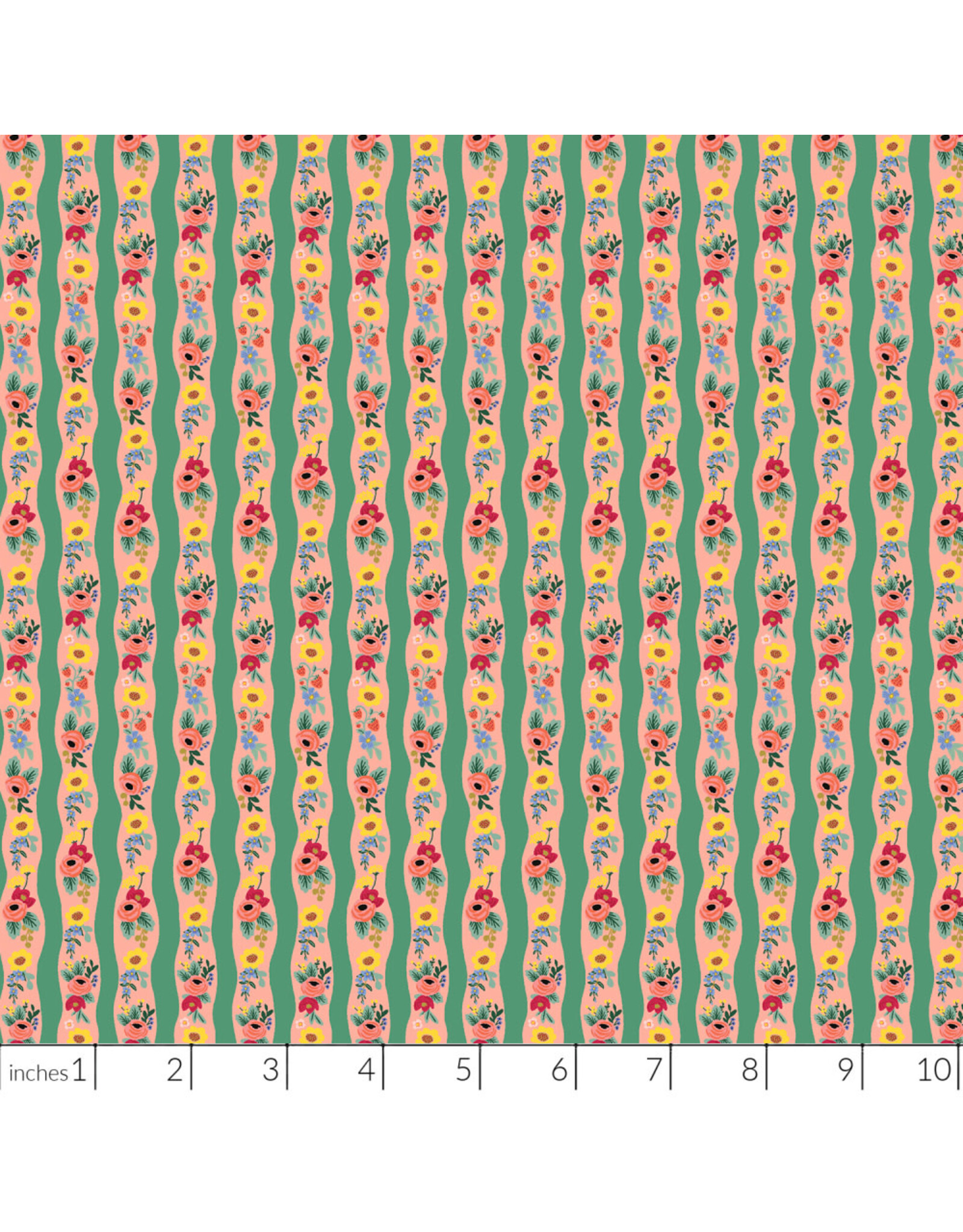 Rifle Paper Co. ON SALE-5 YARD CUT - Orchard, Climbing Roses in Blush