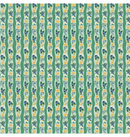 Rifle Paper Co. ON SALE-5 YARD CUT - Orchard, Climbing Roses in Mint