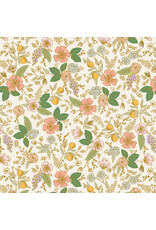 Rifle Paper Co. Orchard, Colette in Cream with Metallic, Fabric Half-Yards