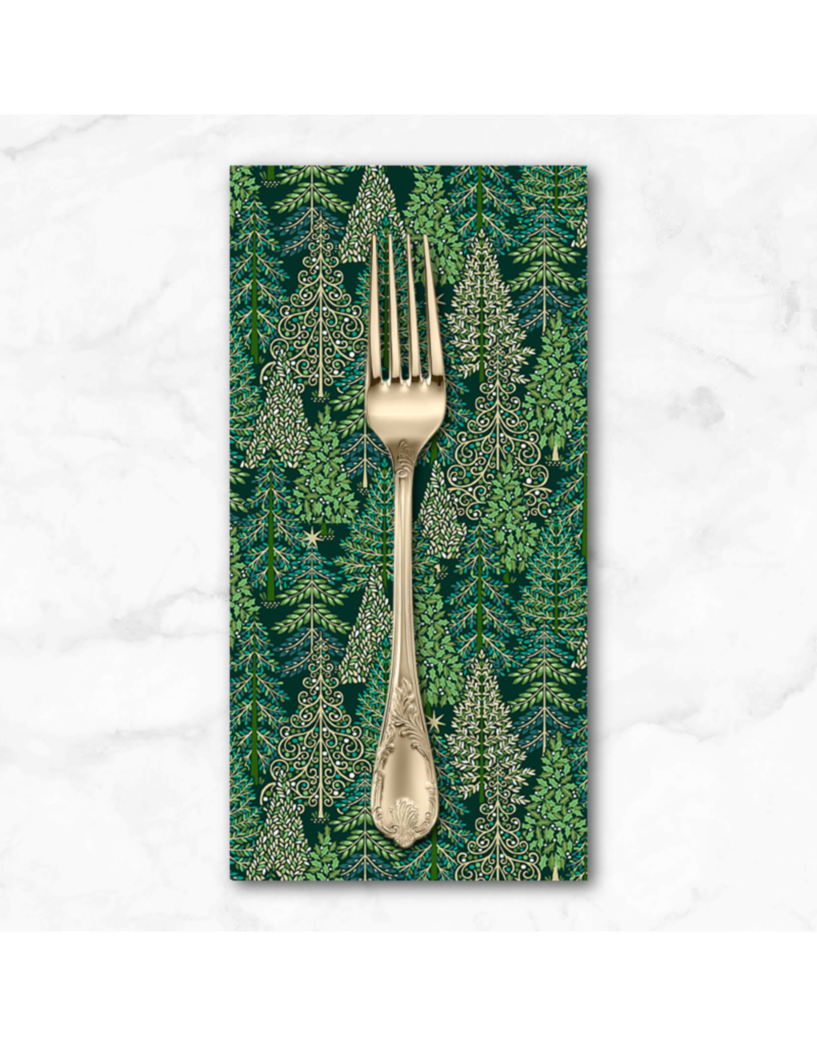 Christmas Collection Enchanted, Forest in Green, Dinner Napkin