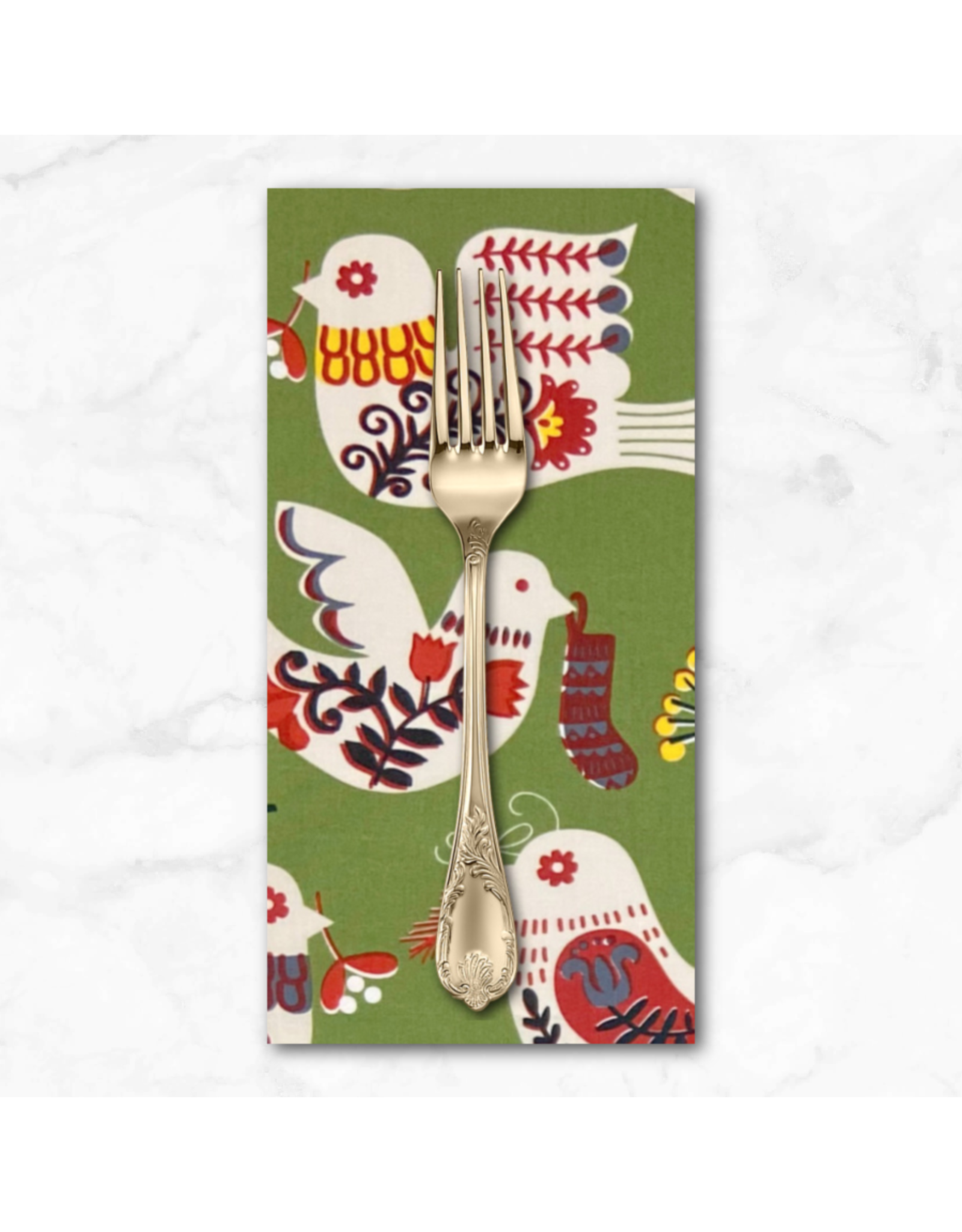 Christmas Collection Christmas Time, Winter Partridge in Pine, Dinner Napkin